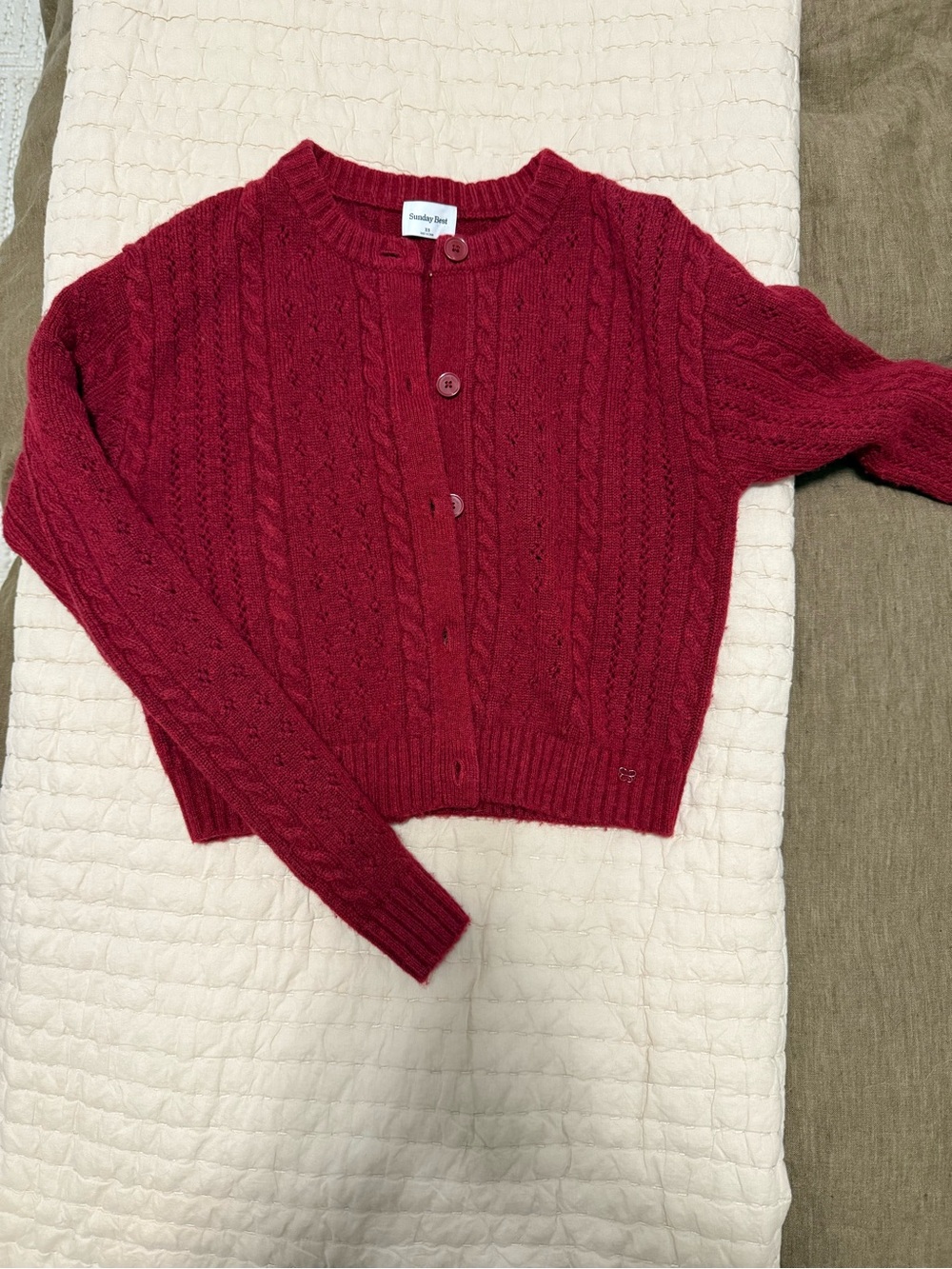 Sunday Best Cable Knit Cardigan